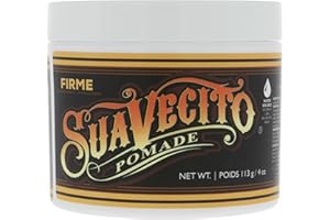 Suavecito Pomade Firme (Strong) Hold - Strong Hold Hair Pomade For Men - Medium Shine Water Based Flake Free Hair Gel - Easy To Wash Out - All Day Hold For All Hair Styles