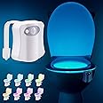 Motion Sensor Toilet Night Light - Funny Unique Gift Idea for Him, Her, Men, Women & Birthday Kid - Cool New Gadget, Perfect 