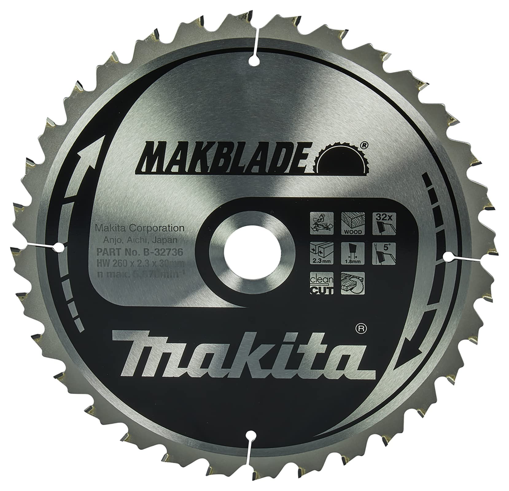 Makita B-32736 Makblade 260x30x32T