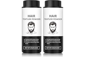 CAHIUYOA 2PCS Hair Texture Styling Powder for Men,Natural Volumizing and Texturizing Powder with Matte Finish,Non-Greasy Hair