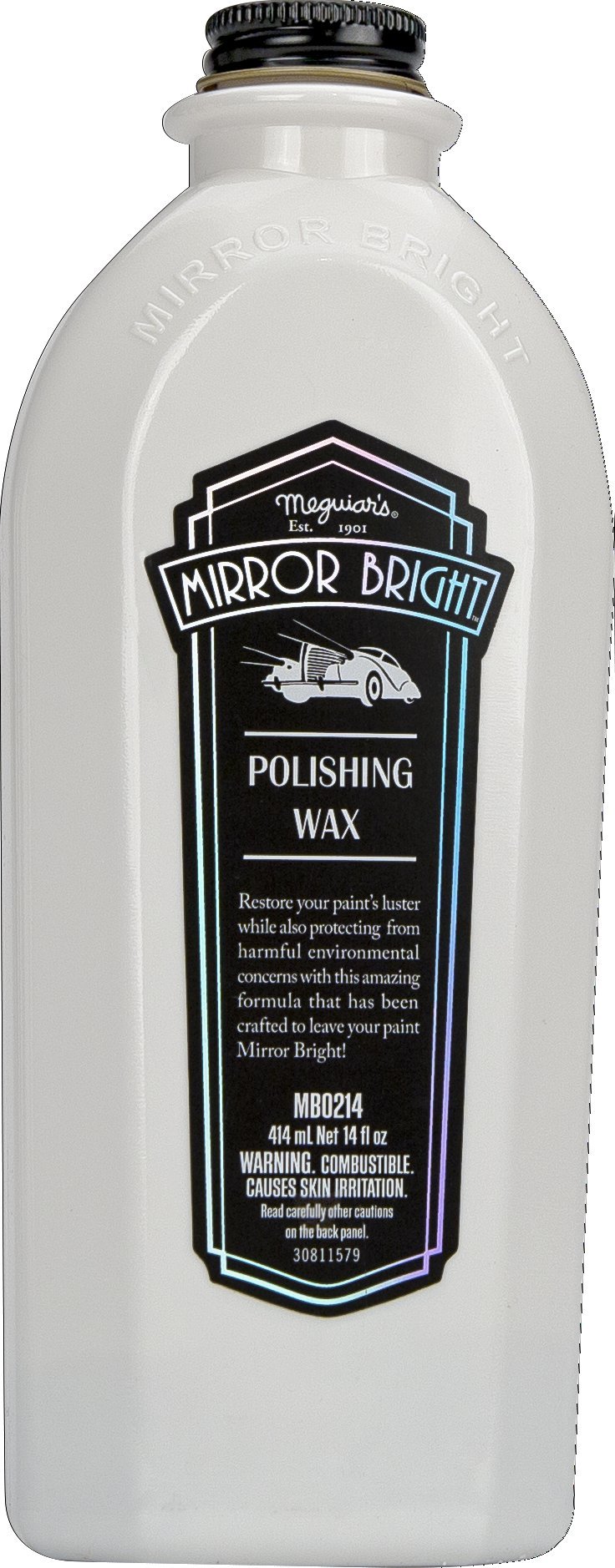 Meguiar's MB0214EU Mirror Bright Polishing Liquid Car Wax 414ml