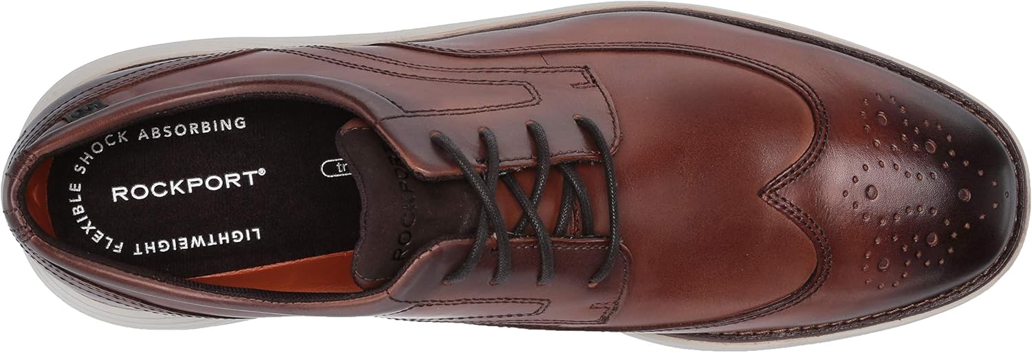 rockport men's garett wingtip oxford