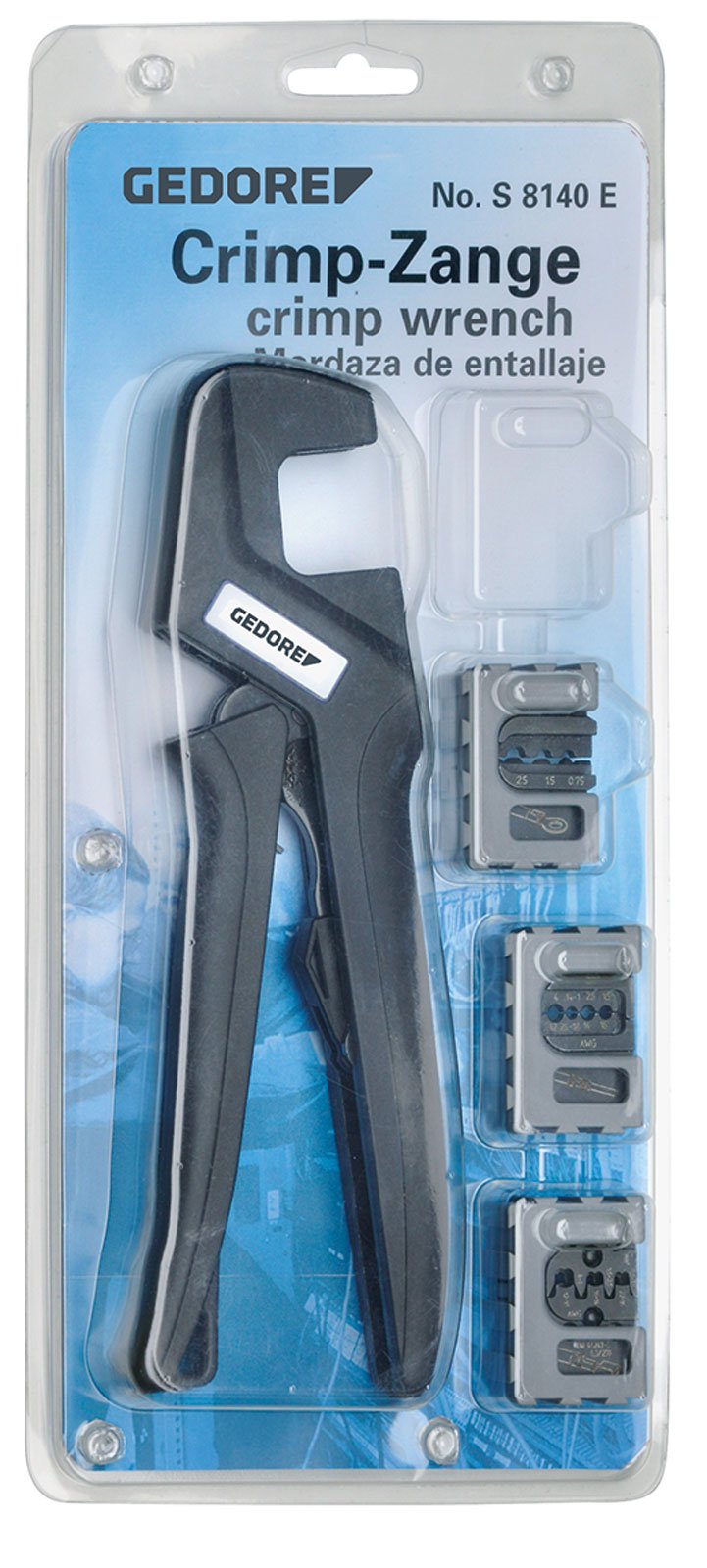 Gedore S 8140 E Crimping Pliers Set Electronic