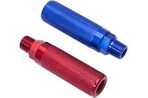 YiaChuii Glad Hand Handles, 1 Pack Aluminum Red/Blue Gladhand Grips Glad Hand Extension Handles for Semi Trucks Trailers