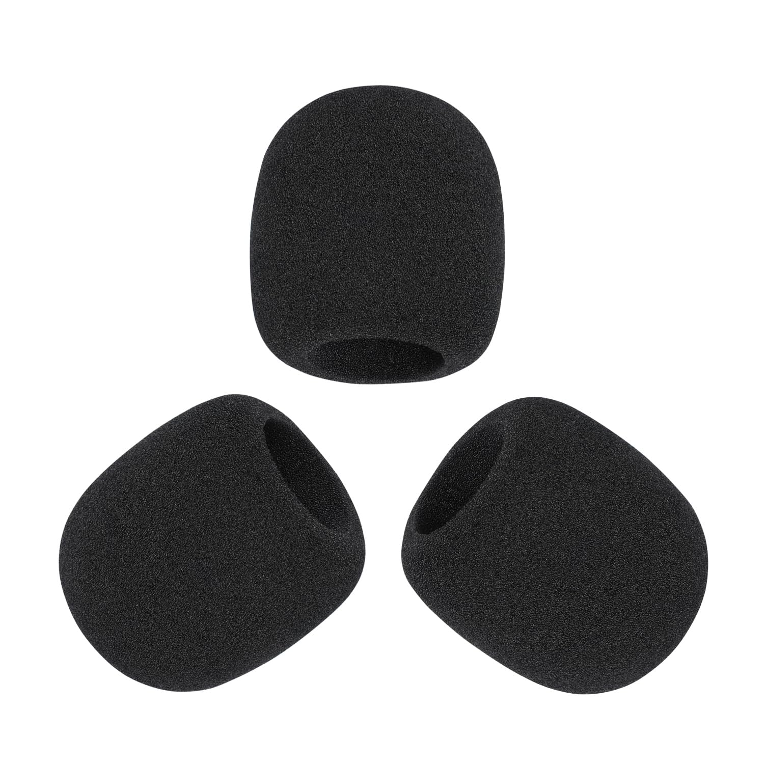 Photo 1 of Pop Filter/Windscreen for Shure SM58 SM58S SM58LC SM58-CN SM58-X2U SM48 Beta-58A Microphones, Foam Mic Cover for Filtering Plosives, Hissing Noise and Other Ambient Noise(Pack of 3, Black)