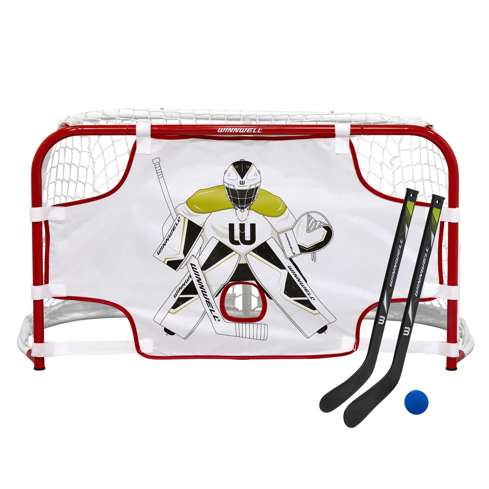 Winnwell Mini Knee Hockey Set Indoor Hockey Training Equipment