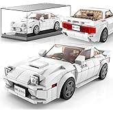 Mould King Speed Champion RX-7 Initial D Building Set & Display Case, 27015 Cars Model Kits Gifts for Teens/Adults, Creative for Teens Age 14+ (369Pcs)