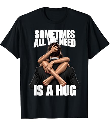 Amazon.com: Hug me T-Shirt, Men's Big and Tall, Asphalt Grey, 2X