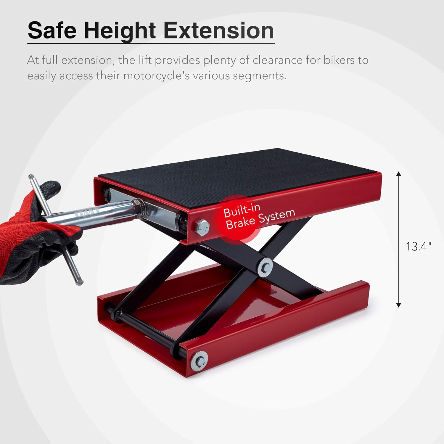 Orion Motor Tech Dilated Scissor Lift Jack for Street Bike, Cruiser, Adventure Touring Motorcycle: Automotive