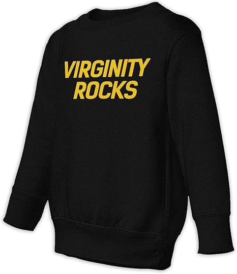 Amazon.com: Virginity Rocks Kids Round Neck Fall Tops Casual Hoodie For Baby Boys Girls: Clothing