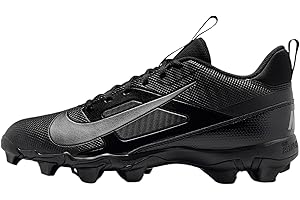 Nike Alpha Menace 4 Shark Football Cleats (FN0028-002, Black/Metallic Silver)