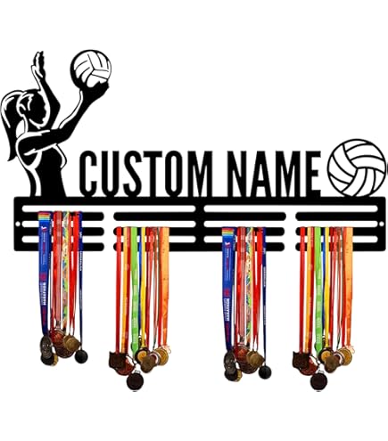 Support Médailles Sport Mur 29x13cm Coureur CREATCABIN Porte-médailles Acrylique Sportif - Support Mural Pour Plus De 20 Médailles, Design Coureur Support Médailles Athlète