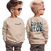 BOUTIKOME Big Brother Sweatshirt Toddler Baby Boy Cool Big Bro Club Shirts Announcement Pullover Long Sleeve Fall Tops