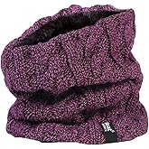 HEAT HOLDERS Women's Thermal 3.4 tog Fleece Cable knit Snood Scarf Neck Warmer