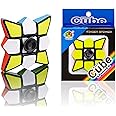 Cube Twist 3x3 Stickerelss Speed Cube Vivid Color Magic Puzzle Toys Puzzle Boxes (Fidget Block)