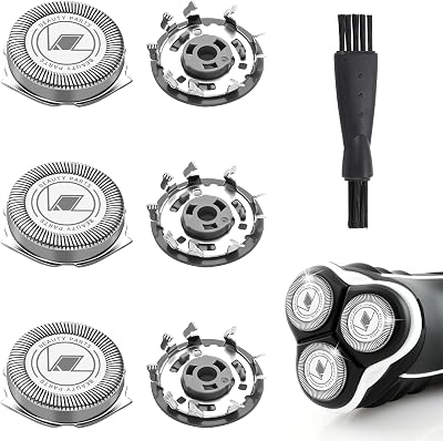 Yafe 3 Pack Replacement Shaver Heads for Philips Series 1000 2000 3000