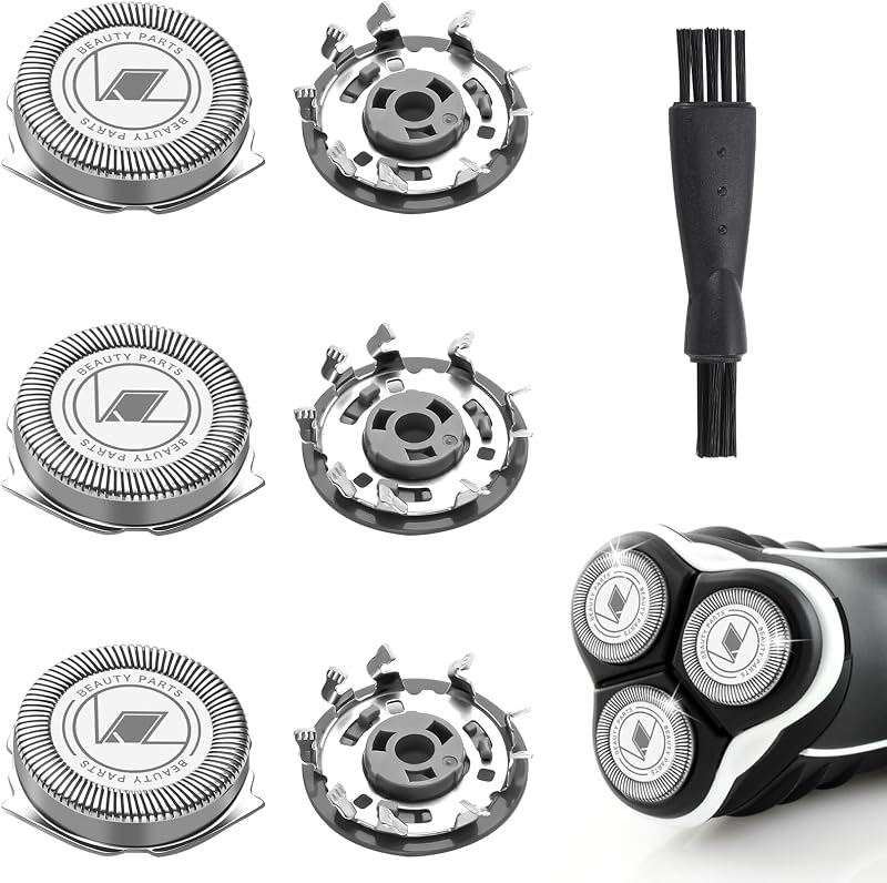 Yafe 3 Pack Replacement Shaver Heads for Philips Series 1000 2000 3000