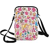 BWWKTOP Magical Princess Crossbody Bag Princess Fans Gift Fairy Tale Shoulder Bag Princess Merch