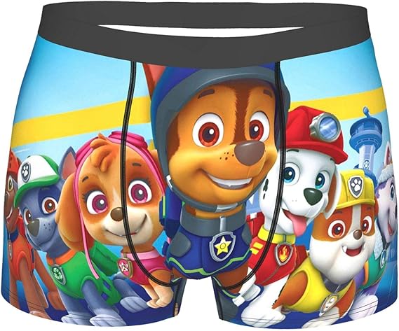 Amazon Co Jp 人気 ファッション パウ パトロール 1 メンズ ボクサーパンツ 男性用パンツ 通気吸汗 スーパーソフト 創意デザイン 快適 防縮 弾力性 カスタマイズ可能 蒸れない 服 ファッション小物