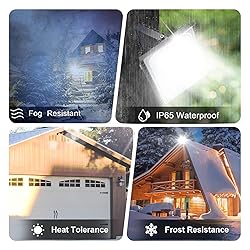 Viugreum 50W LED Flood Light Outdoor, Thinner and