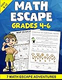 Math Escape Rooms for Kids Grades 4-6: Math puzzle