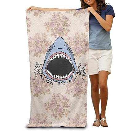Xcvgcxcvasda Serviette De Plage Pour Adulte Motif Requin