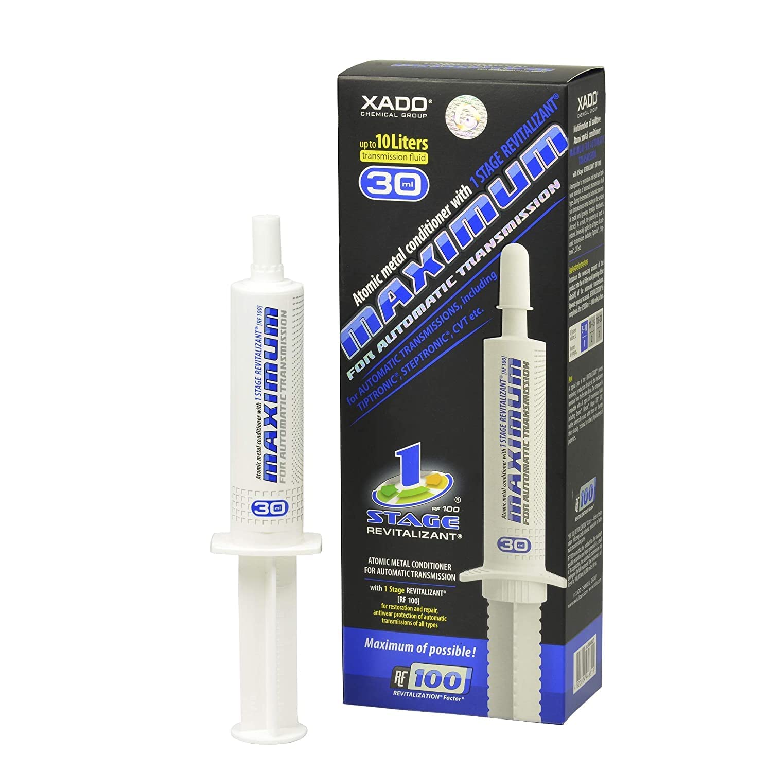XADO Atomic metal conditioner with 1 Stage Revitalizant Maximum for automatic transmission (syringe 30 ml)