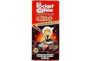 Ferrero 6 x Pocket Coffee Cioccolatini Pocket Coffee To Go T3, 75g (6 Packs)
