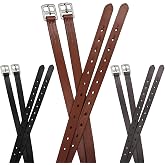 Paris Tack Soft Leather Stirrup Leathers with Stainless Steel Hardware, These 1" Wide Leathers Come with a One-Year Warranty.-Pair