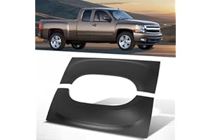 ELITEWILL Truck Bed Rear Upper Wheel Arch Repair Skin Panel Pair Fit For 2007-2013 GMC Sierra 1500 2500HD 3500HD with 6' and 