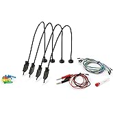 PCBite 4xSQ10 Digital Probes with Test Wires | Helping Hands | Third Hand Tool | Level-up Your Electronics Workbench | Upgrade Your PCBite Kit