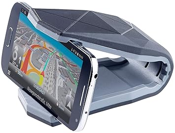 PEARL Navi Halterung: Universelle Kfz-Smartphone-Halterung mit Klammer, bis 15,2 cm (6') (Smartphonhalterung)