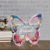 Welsky Butterfly Acrylic Plaque Gift for Women Best Friend Anniversary view 6