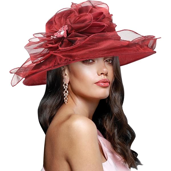 2026 Derby Hats for Women Girls Ladies, Organza Church Tea  display picture 2