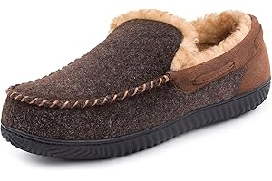RockDove Men's Hearthfire Memory Foam Moc Slipper