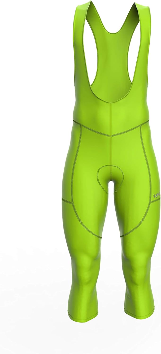 Sparx Men Cycling Winter 3/4 Bib Pants 3 Quarter Bib Tights Bike Thermal Vizi: Clothing