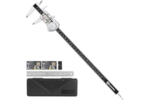 Housolution Digital Caliper 12 inch, (ABS) Absolute Scale Caliper, IP54 Caliper Measuring Tool, Inch/MM, Auto-Off LCD Stainle