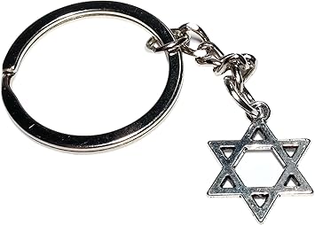 Etoile David Symbole Juif Porte Cle Metal Juive Judaisme Sceau Salomon Double Triangle Sion Religions Religieux Cameleon Shop Amazon Fr Bagages