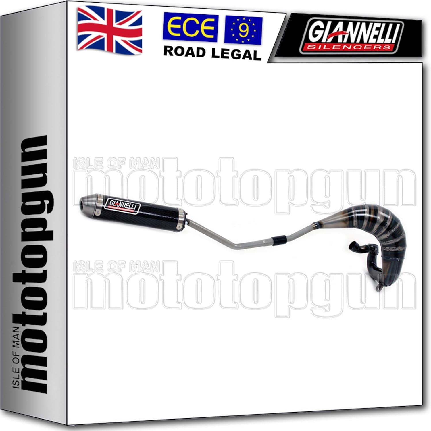 Giannelli Full System Exhaust Hom Enduro 2t Carbon Ksr Tr 50 Sm 14 14 15 15 hf hf Amazon Co Uk Car Motorbike