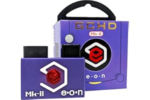 E E·O·N GCHD Mk-II | Gamecube HD Adapter for Nintendo Gamecube – HDMI Converter, Digital Audio, Plug & Play, Zero Lag, Video Enhancer (Indigo)