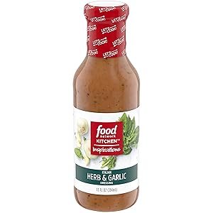 Food Network Kitchen Inspirations Italian Herb & Garlic Salad Dressing (12 fl oz Bottle)