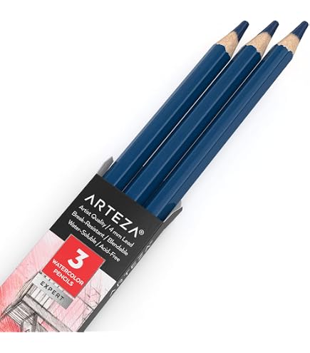Caran d'Ache Technalo 0779.256 - Matita in grafite, durezza 6B, solubile in acqua, 1 pezzo (confezione da 1