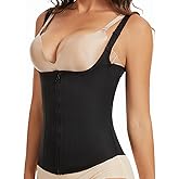 GYDEK Waist Trainer for Women Corset Tummy Control Shapewear with Zipper Women's Waist Cincher Sport Workout Body Shaper Vest