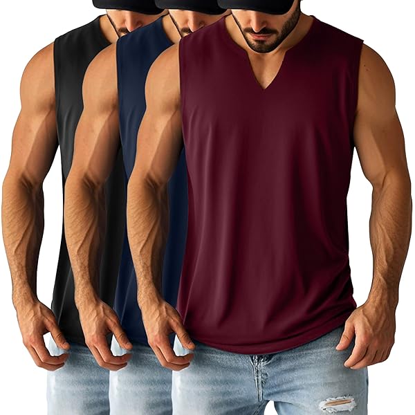 Heren - 2-Pack - Mouwloos T-shirt Stan - Zwart - Nederland