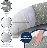 Niimo XXL Pregnancy Pillow & Nursing Pillow 100% Cotton Cover view 5