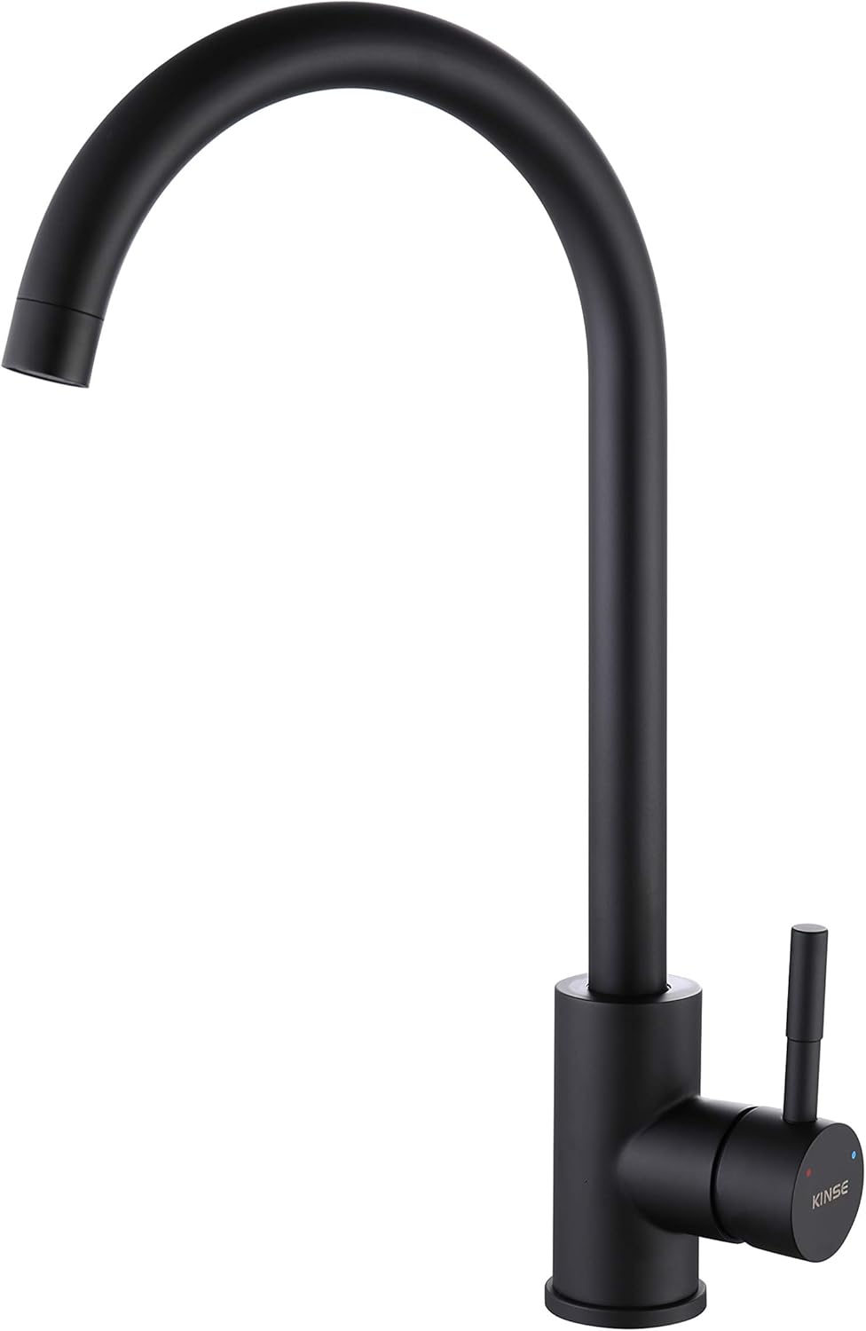 KINSE Single Lever Kitchen Tap Stainless Steel 360° Swivel Kitchen Sink Taps High Pressure