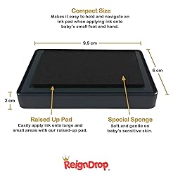 ReignDrop Ink Pad For Baby Footprint & Handprint