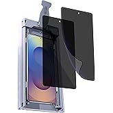 Shifu.Zan 2 Pack for Samsung Galaxy S25 Ultra Privacy Screen Protector, Anti-Spy PET Film, Fingerprint ID Support [Auto Alignment Carbin] [Dust Removal]