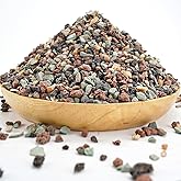TOYPOPOR Mix Horticultural Lava Rock Pebbles Pumice Potting Soil Amendment Succulent Cactus Bonsai Gritty Rock Decorative Gravel Plant Drainage Volcanic for Terrarium Fairy Gardening Top Dressing 6lb