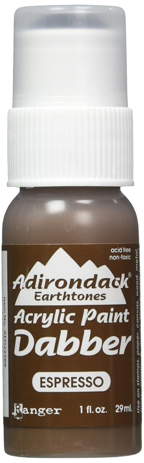 Bo アクリル塗料仕上げます アディロンダック オンス瓶 Earthtones エスプレッソ 1 カラー塗料 21春夏新作